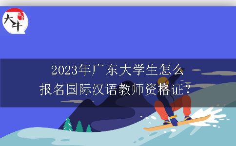 2023年广东大学生报名国际汉语